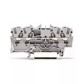 WAGO 2002-1401 prehodna sponka, 4-vodna, 2,5 mm², Push-in CAGE CLAMP, 800 V, siva