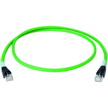 Telegärtner Cat6a S/FTP patch kabel 2m zelen