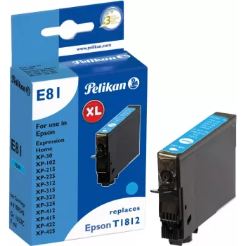 Pelikan združljiva kartuša s črnilom za Epson T1812 cian 4,6 ml 180 strani