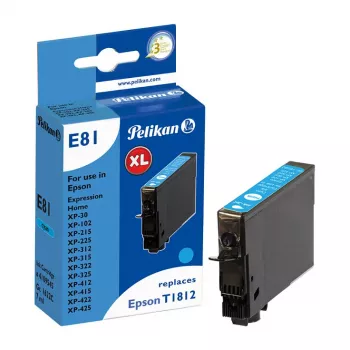 Pelikan združljiva kartuša s črnilom za Epson T1812 cian 4,6 ml 180 strani