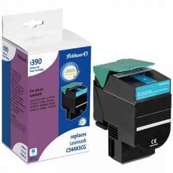 Pelikan kartuša s tonerjem za Lexmark C544X1CG, cian