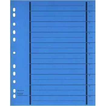 WEKRE 50 ločilnih listov, A4, 190 g/m², modrih (951040850IF)