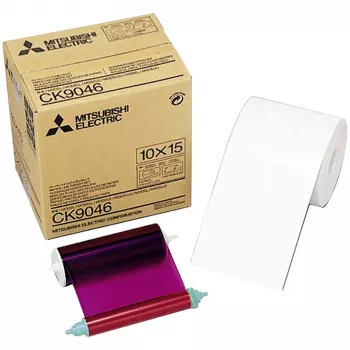 Mitsubishi Electric CK 9046 10 x 15 cm 600 natisov barvno-sublimacijski papir in komplet trakov