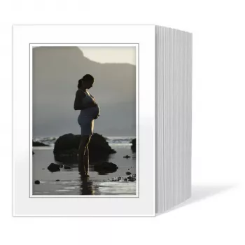 DAIBER paspartu 13x18 cm White/Grey Line, 125 kosov