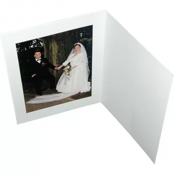 DAIBER portretne mape s paspartujem 15x20 bela mat (paket 100 kosov)