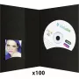 DAIBER 6613 1x100 mape z arhivom za CD, 10x15, črne