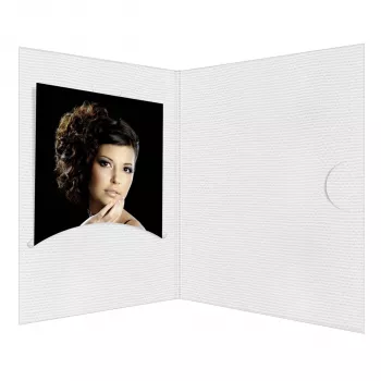 DAIBER Opti-Line portretne mape 13x18 cm bele (paket 100)