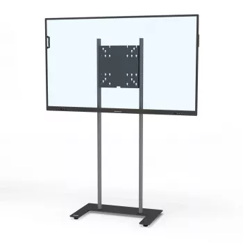 Kindermann Premium DS Racer talno stojalo za LCD zaslon do 70 inch – eloksiran aluminij – črno, srebrno kovinsko