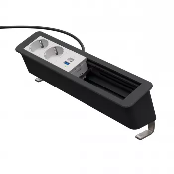 Kindermann CP Office Desk 6-kratni 2x Schuko 1x USB A/C mizni priključni modul