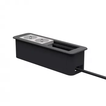Kindermann CablePort Office Frame 4-kratni 2x vtičnica KIN 7551000202