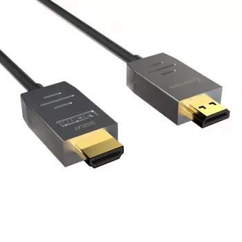 Kindermann HDMI 2.0 AOC kabel 20m (vtič na vtič) - aktivni optični HDMI kabel - črn