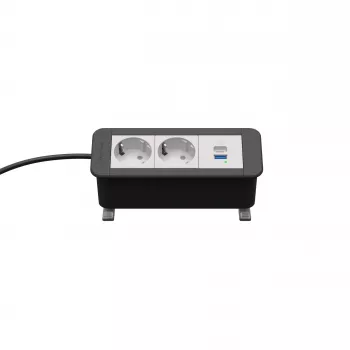 Kindermann CP Office Desk 3-kratni 2x napajanje 1x USB PD (7550000132)