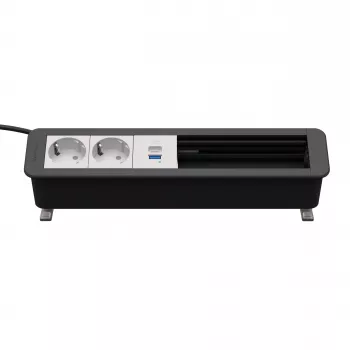 Kindermann CP Office Desk 6-F 2x vtičnica 1x USB-PD