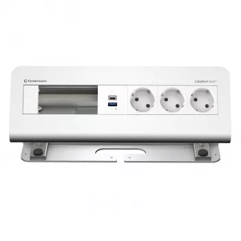 Kindermann CablePort desk² 6-kratni 3x napajanje USB namizni vpenjalni modul (7430001163)
