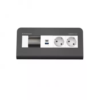 Kindermann CP desk² 80 4-kratni 2x napajanje USB (7430001372)