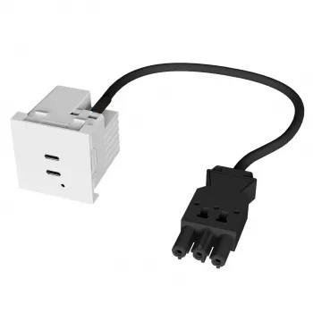 Kindermann dvojni USB-C polnilnik 65W PD