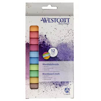 WESTCOTT kreda mešanih barv 12 kosov