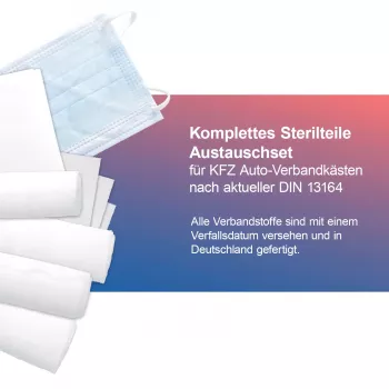 First Aid Only komplet za dopolnitev prve pomoči DIN 13164 1 komplet