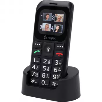 OLYMPIA Bella Plus ročni pisalni stroj - prenosni pisalni stroj QWERTY z vgrajenim potovalnim kovčkom, črn