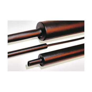HellermannTyton toplotno skrčljiva cev iz poliolefina, obsevno zamreženega, 12/3 mm, črna, 1 m (TREDUX-MA47-12/3 PO-X BK 6)