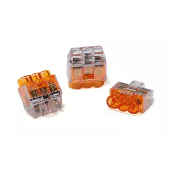 HellermannTyton HCPM-3 vtični kabelski konektor 3-polni prozoren 1-2,5 mm² upogljiv 0,5-2,5 mm² tog