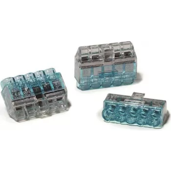 HellermannTyton HCPM-5 PC BU 75 razdelilna doza 5-polna 0,5-2,5 mm² modra polikarbonat 23,7 mm