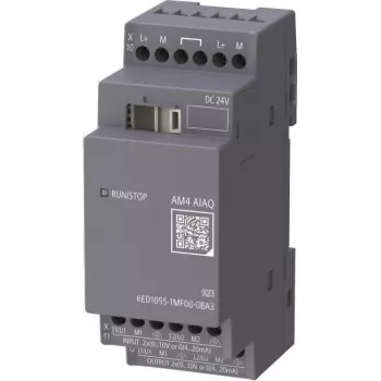 Siemens LOGO! AM4 6ED1055-1MF00-0BA3 analogni razširitveni modul 2AI/2AQ 24V DC