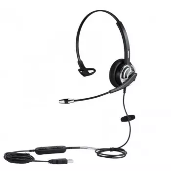 ALLNET 8805-8.1MS - slušalke z mikrofonom - naglavni trak - pisarna/klicni center - črne - monofonske - žične
