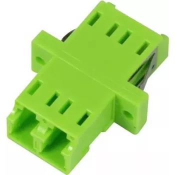 SYNERGY21 LC-LC dupleks večrodovni OM5 optični adapter spojka ženski na ženski keramična puša zelen