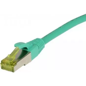 SYNERGY21 Patch kabel RJ45, CAT6A 500MHz, 7,5m, zelen, S/FTP, TPE/LSZH (Ultraflex), AWG26, s kablom CAT7