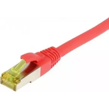 SYNERGY21 patch kabel RJ45, CAT6A 500MHz, 5m, rdeč, S/FTP, TPE/LSZH (Ultraflex), AWG26, s surovim kablom Cat.7