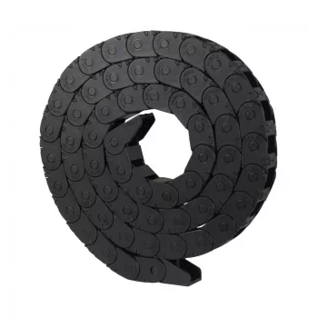 ALLNET 4duino 3D vlečna veriga za kable 10mm x 10mm notranja mera, 1m, črna, hitra zaponka (ALLTow12mm)