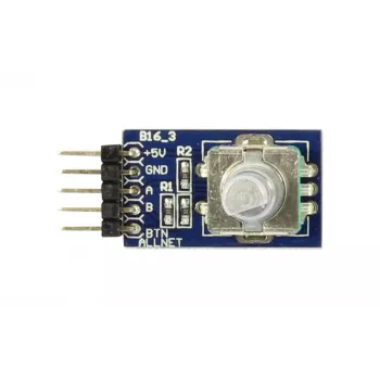 ALLNET 4duino Drehgeber (4duino_B16) - inkrementalni dajalnik s tipko, 20 PPR, 3.3-5V DC, za Arduino in Raspberry Pi