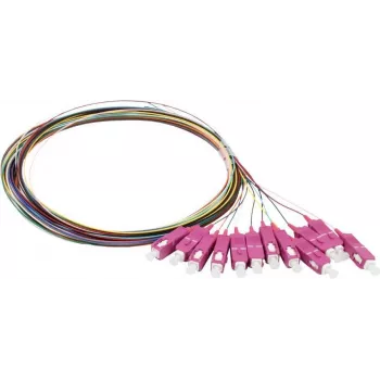 Synergy 21 S215524 optični pigtail SC OM4 2m paket 12 kosov barvno označen