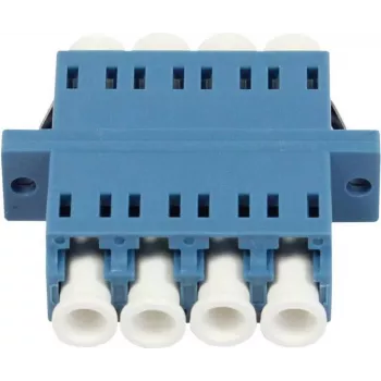 SYNERGY21 optični spojnik LC-LC quad enorodovni OS2 moder PVC