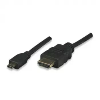 ALLNET kabel HDMI na Micro HDMI 1 m 4K/60Hz črn (ALL-HDMI-Micro-1m)
