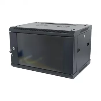 ALLNET 19 inch stensko ohišje 18U 1-delno globina 600mm črno Flat Pack serija SMA