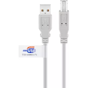 Goobay kabel USB 2.0 2m siv