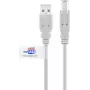 Goobay kabel USB 2.0 2m siv