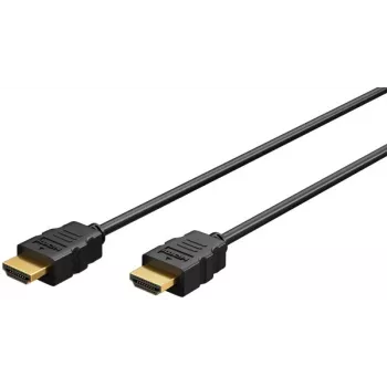 Goobay kabel HDMI 2.0 z Ethernetom 4K 60Hz 7,5 m črn