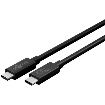 Goobay kabel USB-C Sync & Charge, USB4 Gen 3x2, 240 W, 0,7 m