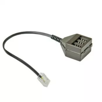 ROLINE Secomp telefonski adapter RJ-45 (M) na TAE-NFN (F) črn