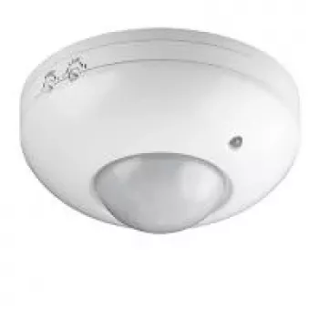 Goobay infrardeče zaznavalo gibanja (PIR), 360° zaznavanje, doseg 6 m, stropna montaža, višina montaže 2,2-4 m, 230 V AC, IP20 za notranje prostore, bel (95172)
