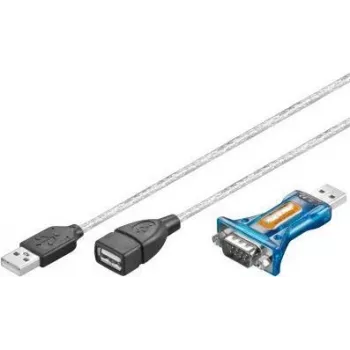 GOOBAY Pro pretvornik USB serijski RS232 mini prozoren