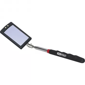 KS Tools prilagodljivo inšpekcijsko ogledalo z LED osvetlitvijo
