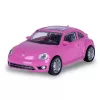 Jamara VW hrošč model avtomobila iz litega kovinskega prahu 1:43 roza - predhodno sestavljen unisex 3+