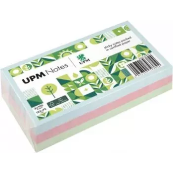 UPM Notes samolepilni listki 5655-20PG-3 pastelni 125x75mm 100 listov mešani 3 bloki