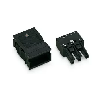 WAGO 770-103 WINSTA® MINI 3-polni konektor, črn