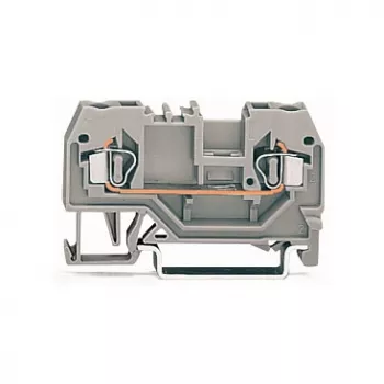 WAGO 280-901 prehodna sponka, 2-žilna, 2,5 mm², CAGE CLAMP, siva