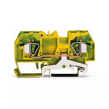 WAGO ozemljitvena sponka zeleno-rumena 0,2-6 mm² 282-907
